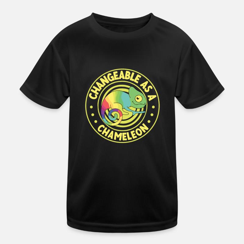 Chameleon Reptile Propriétaire Lizard Reptile Pet T-shirt sport Enfant