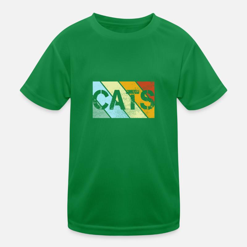 Chat Rétro T-shirt sport Enfant