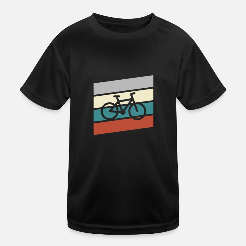 Fahrrad Retro Kinder Funktions-T-Shirt