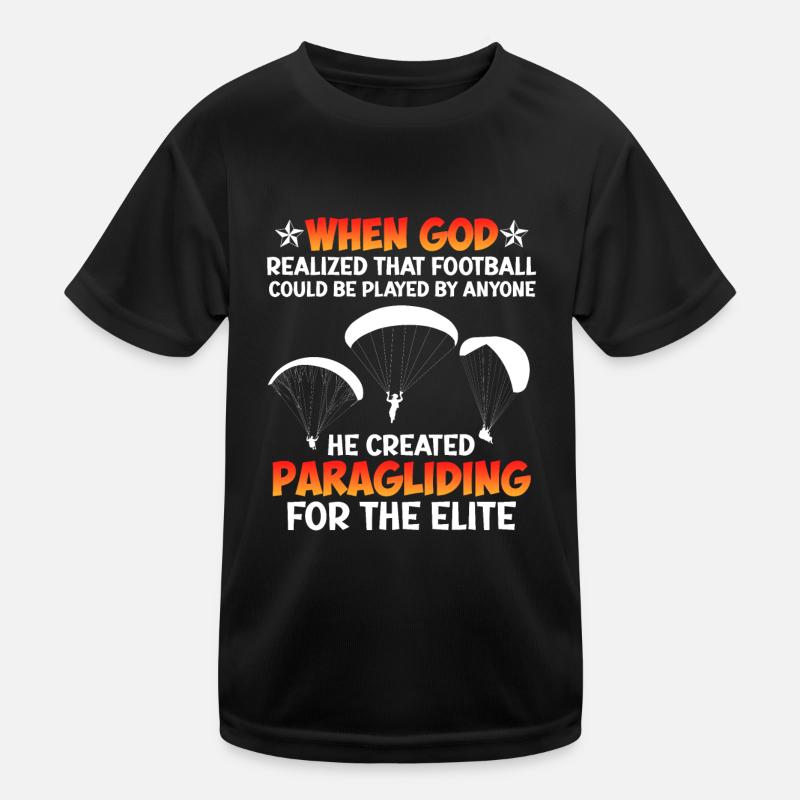 Paragliding paragliding for the elite Kids Functional T-Shirt