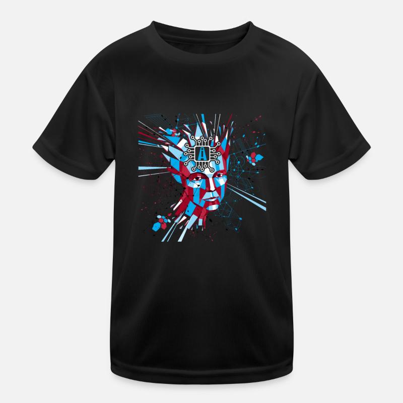 IA Intelligence Artificielle Robot IA Robotique T-shirt sport Enfant
