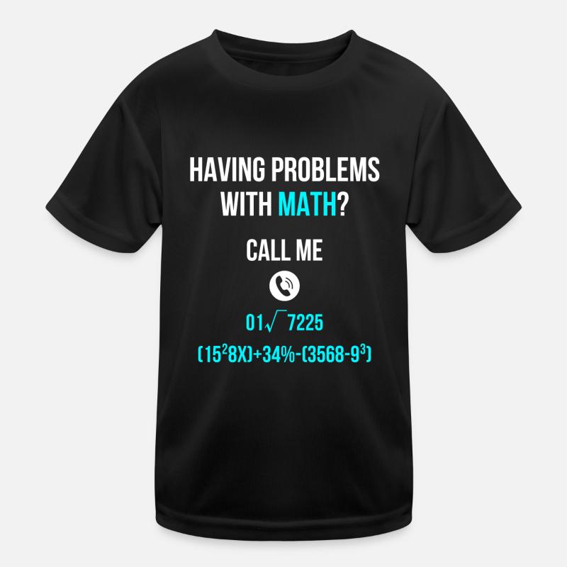 Learn Math School Kids Functional T-Shirt