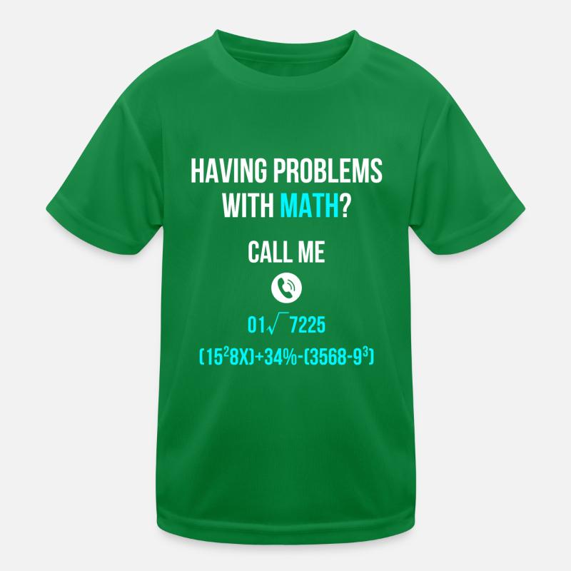 Mathe lernen Schule Kinder Funktions-T-Shirt