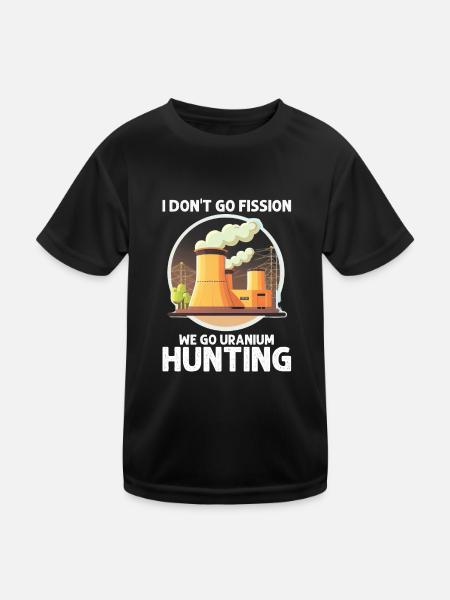 Erneuerbare Nukleare Spruch für Nukleartechnik - Kinder Funktions-T-Shirt - Schwarz - Vorne