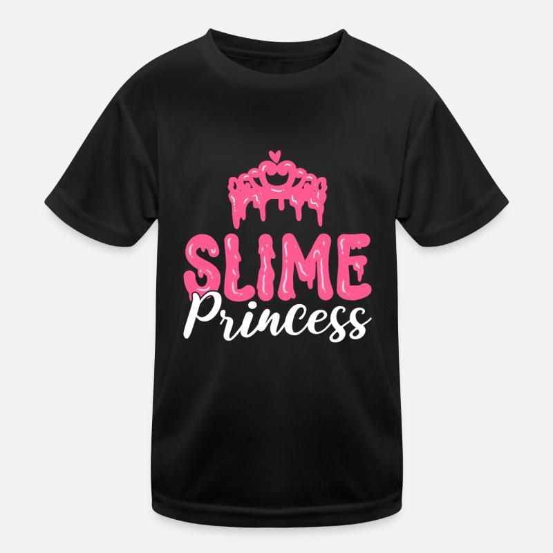 Slime Princess Slime Diy Liquid Lover Kids Functional T-Shirt