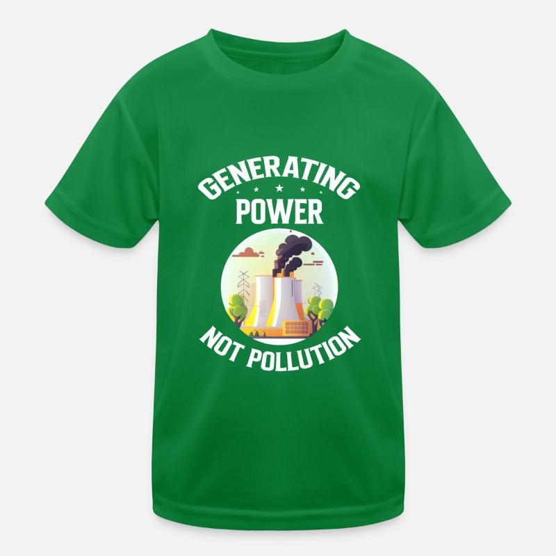 Nuklearplan Design für Kernenergie und Kernkraft Kinder Funktions-T-Shirt