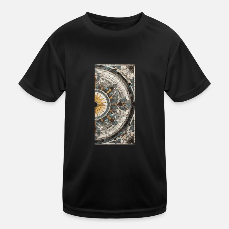 Buntglasfenster - Chip Work Glaskünstler Kinder Funktions-T-Shirt