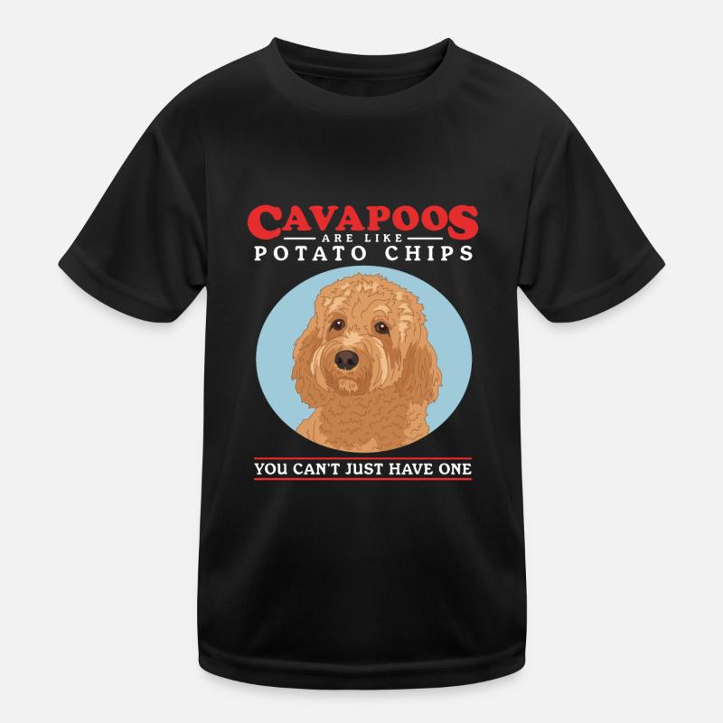 Cavapoo Dog Cavoodle Dog Owner Gift Kids Functional T-Shirt