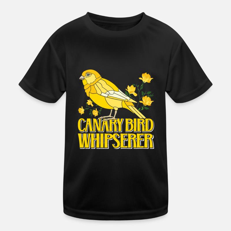 Canary Whisperer Canaries Whisperer Kids Functional T-Shirt