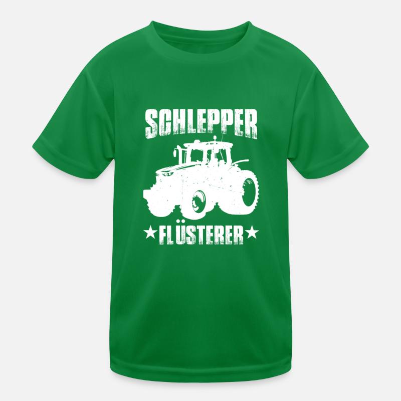 Schlepper Traktor Sprüche Kinder Funktions-T-Shirt