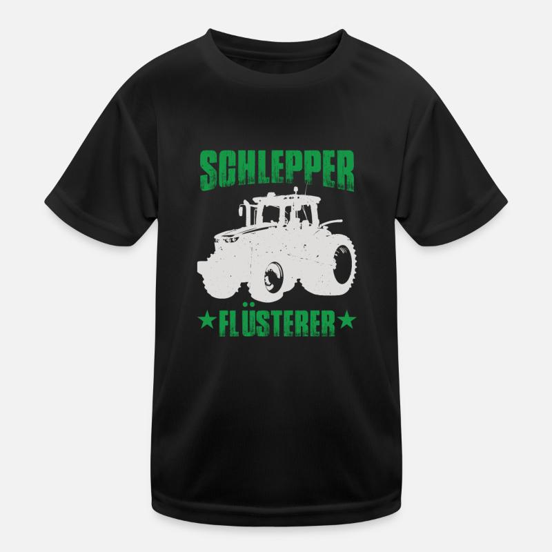 Schlepper Flüsterer Traktor Kinder Funktions-T-Shirt