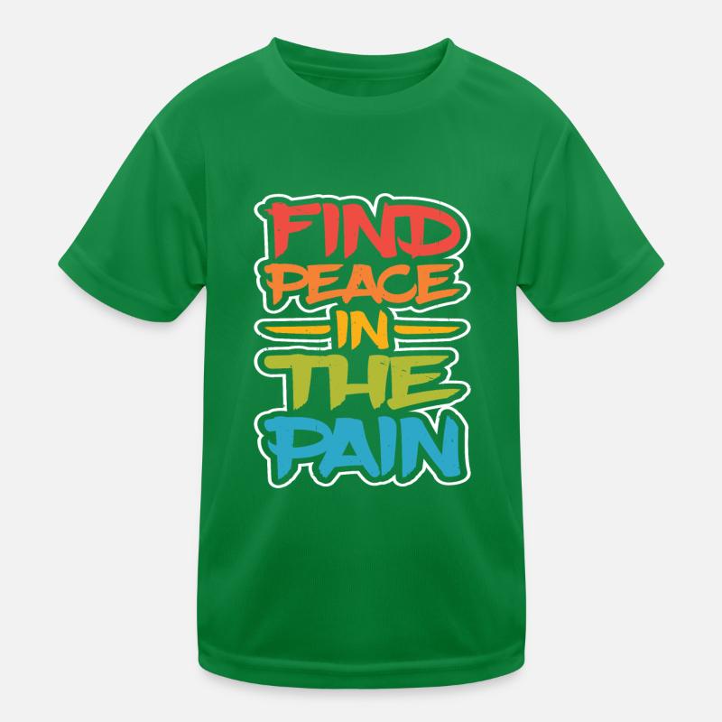 Trouver la paix dans la douleur 11 T-shirt sport Enfant