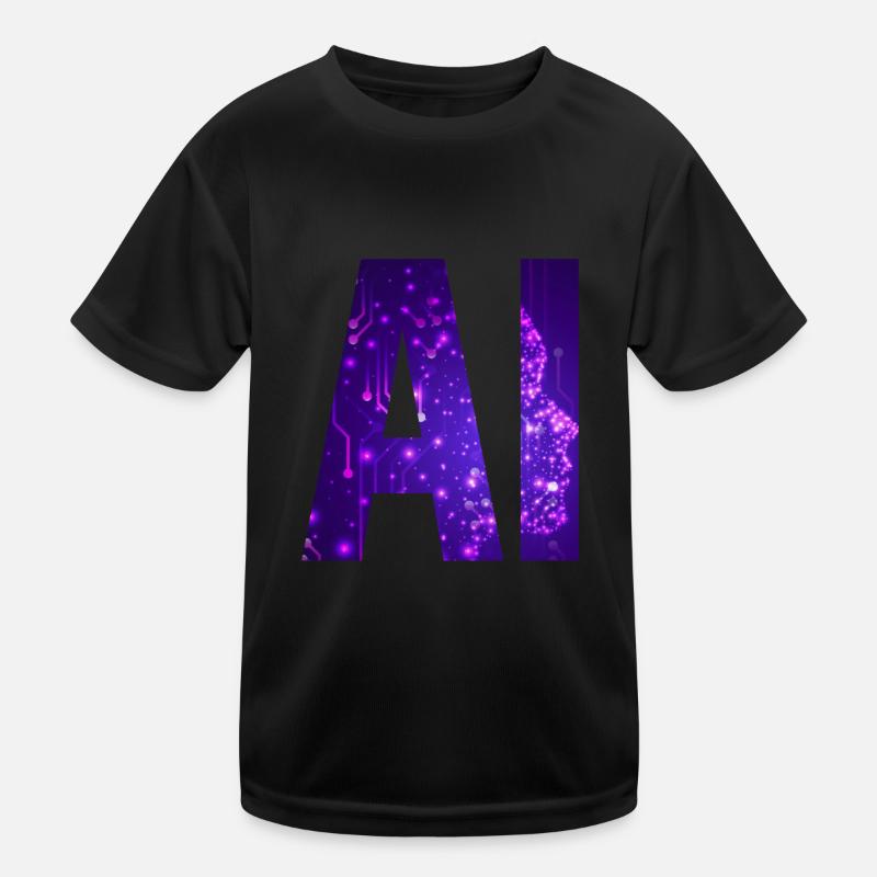 AI Artificial Intelligence Kinder Funktions-T-Shirt