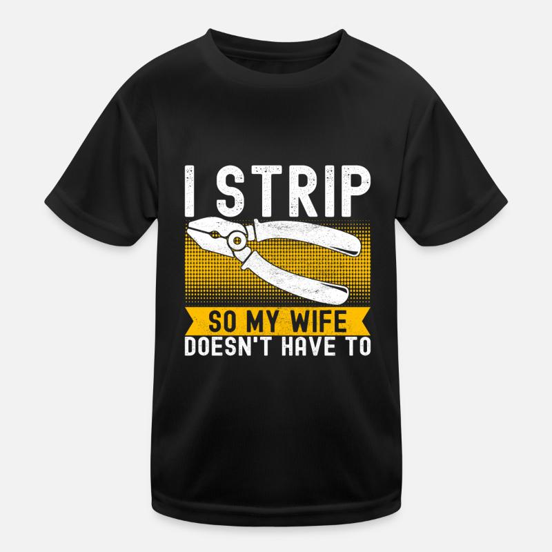 Electrician Electronics Technician Kids Functional T-Shirt