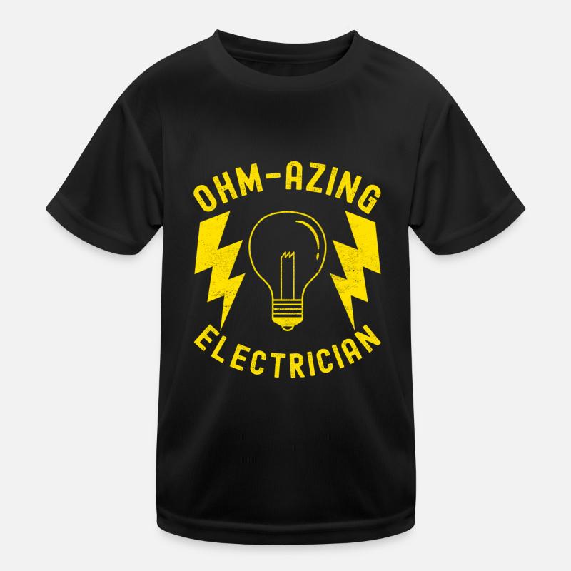 Elektriker Elektroniker Kinder Funktions-T-Shirt