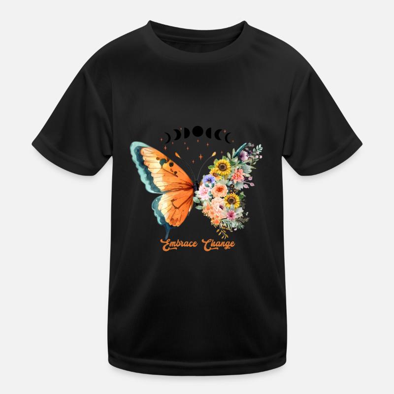 Embrasser le changement, papillon changer grandir T-shirt sport Enfant