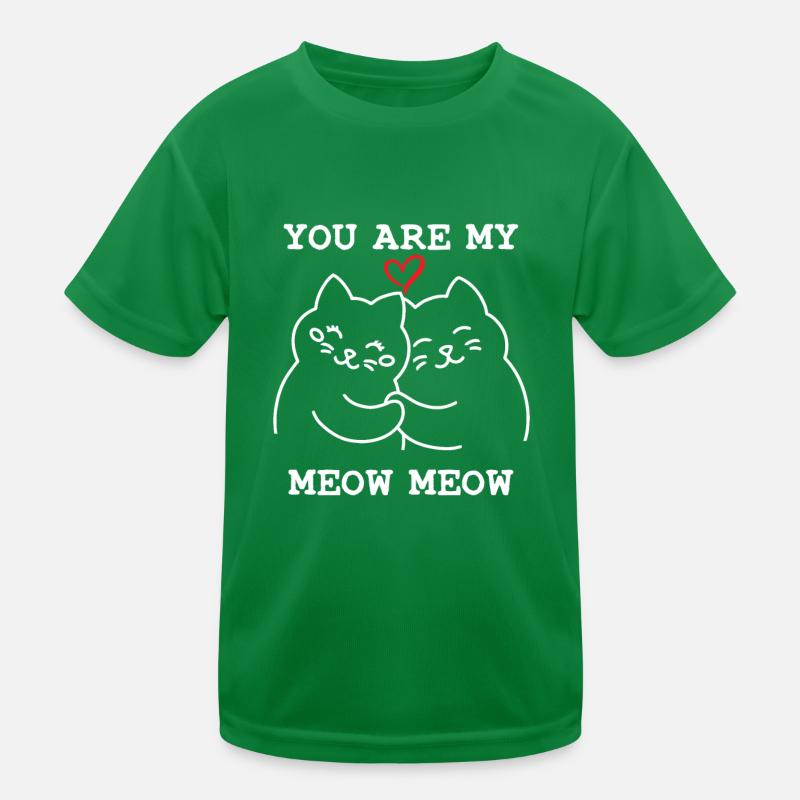 Tu es mon miaou miaou T-shirt sport Enfant
