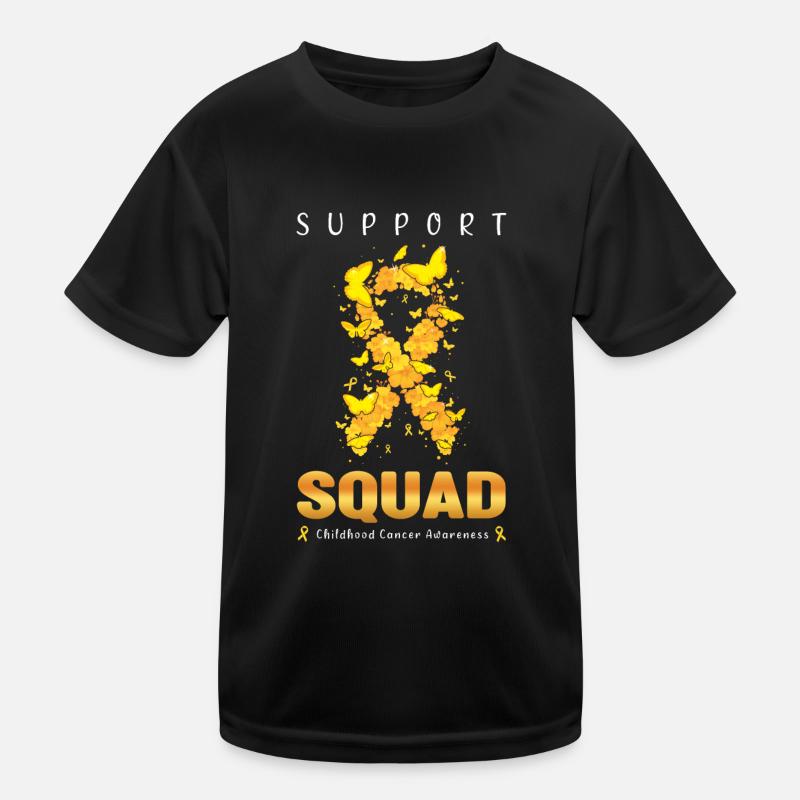 September Support Squad Aufklärung über Kinderkrebs Kinder Funktions-T-Shirt