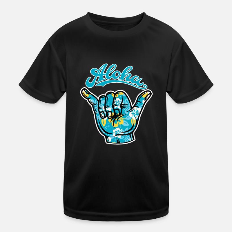 4 Aloha Shaka T-shirt sport Enfant