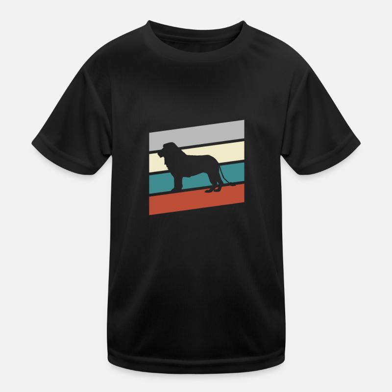 Löwe Retro Kinder Funktions-T-Shirt