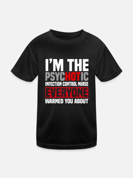 Hygiene Nurse - Kids Functional T-Shirt - black - Front