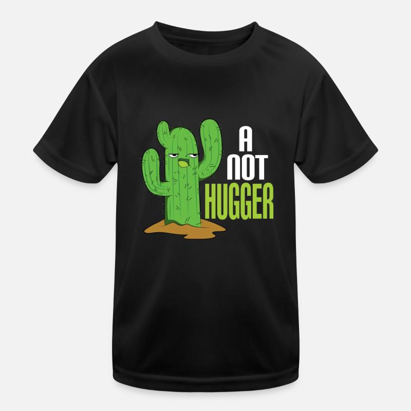 Kaktus Keine Umarmung Soziale Distancing Kinder Funktions-T-Shirt