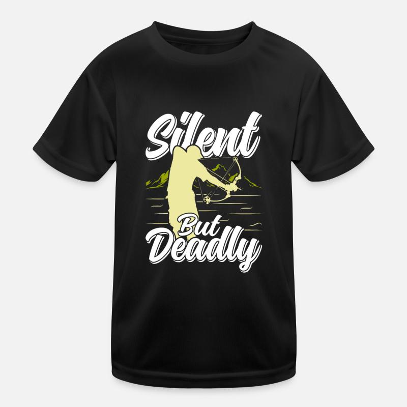Bogenfischen Silent but Deadly Bogenfischer Kinder Funktions-T-Shirt