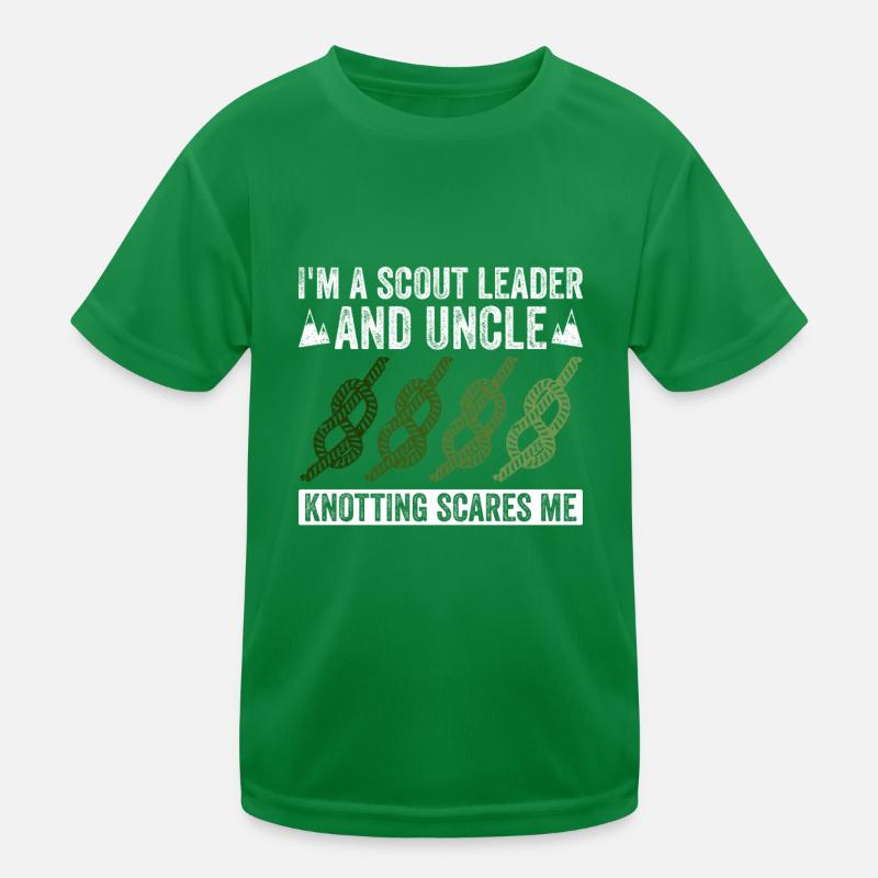 Cub Scout Onkel Design Für Einen Pfadfinderführer Kinder Funktions-T-Shirt