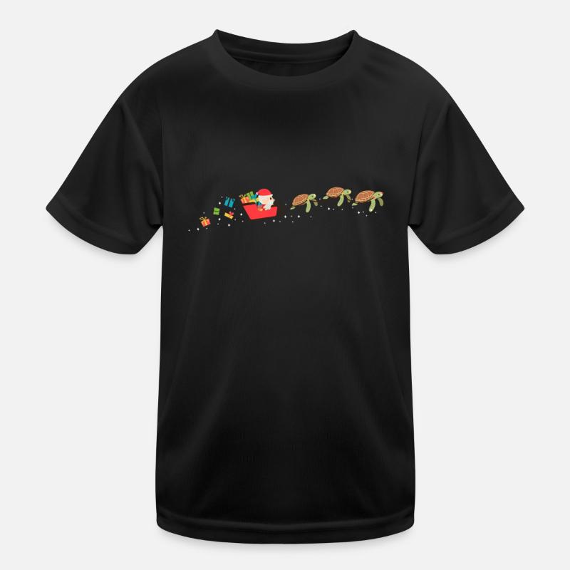 Tortue de mer Tortue Noël T-shirt sport Enfant