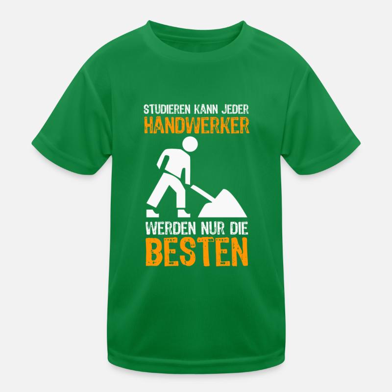 Handwerker Kinder Funktions-T-Shirt
