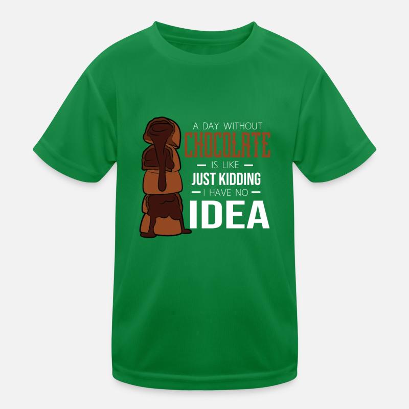 Schokolade Kinder Funktions-T-Shirt