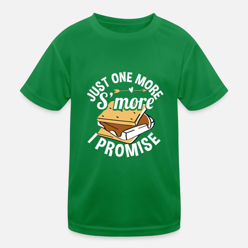 Juste un Smore de plus je promets Campfire Camping Mar T-shirt sport Enfant