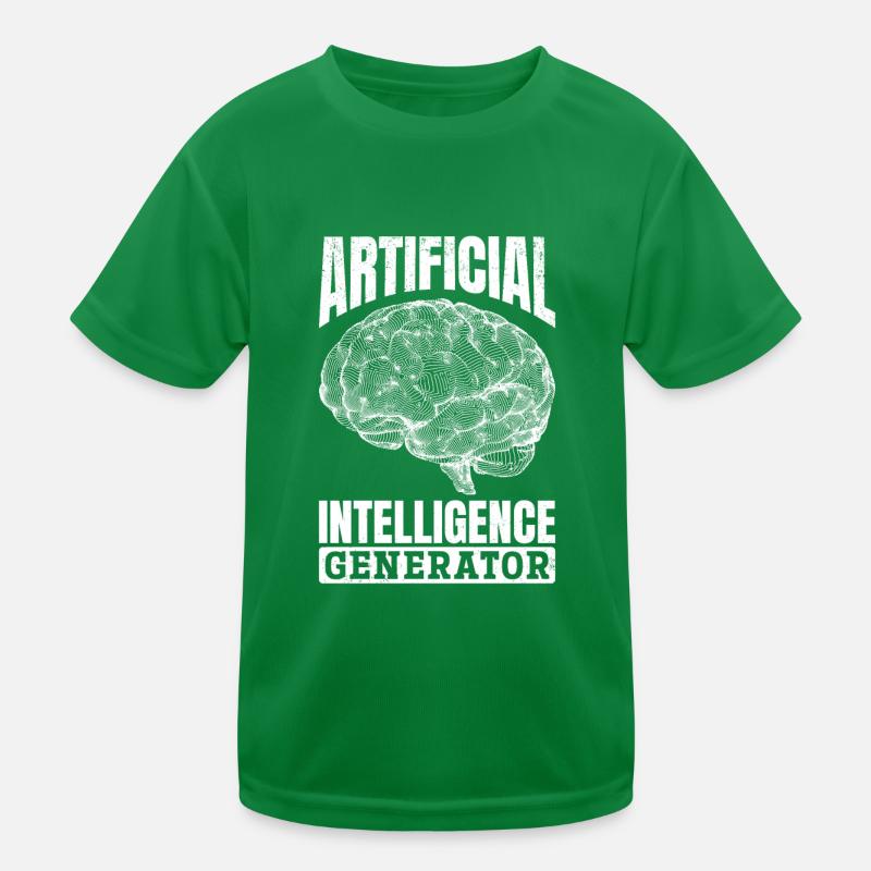 Artificial Intelligence Generator Kids Functional T-Shirt