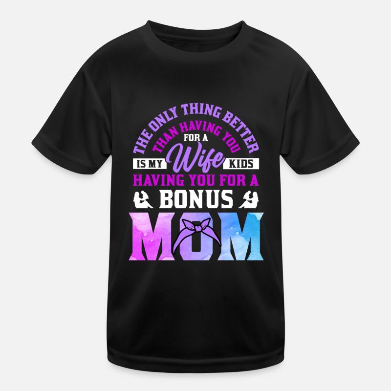 Stiefmutter Muttertag Stiefmama Mutter Kinder Funktions-T-Shirt