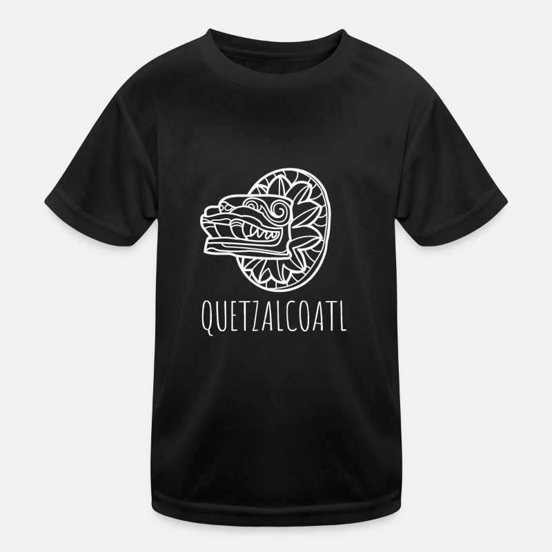 Aztec Calendar - Quetzalcoatl Kinder Funktions-T-Shirt