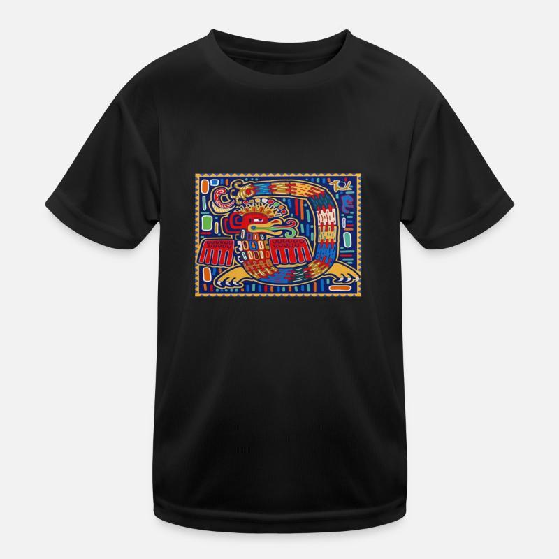 Calendrier aztèque - Quetzalcoatl T-shirt sport Enfant