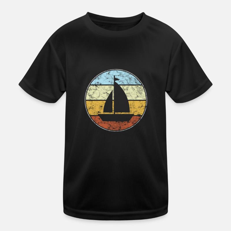 Rétro de la voile T-shirt sport Enfant