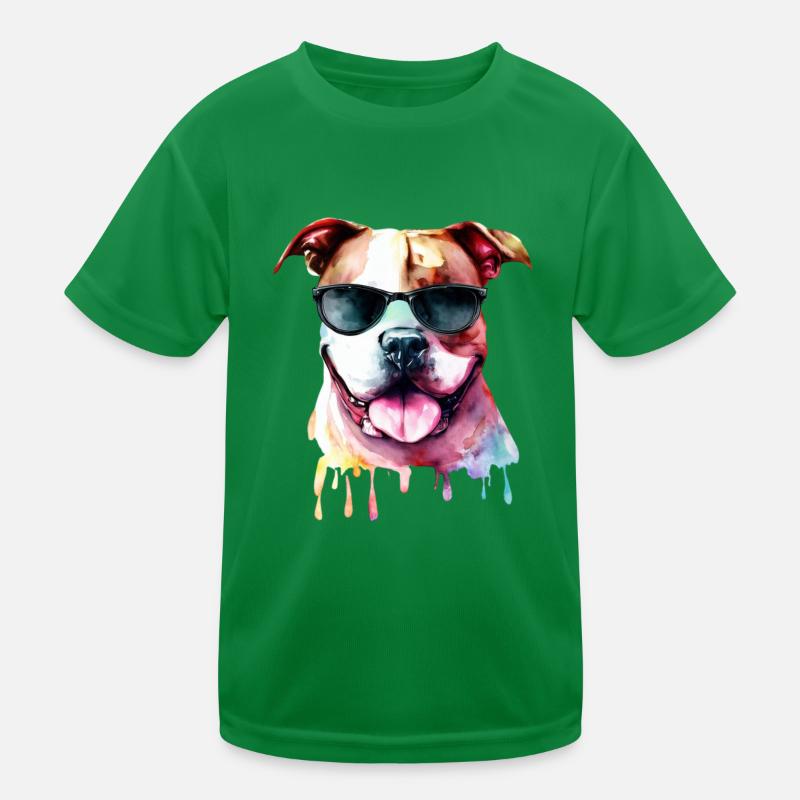 Pitbull Kinder Funktions-T-Shirt