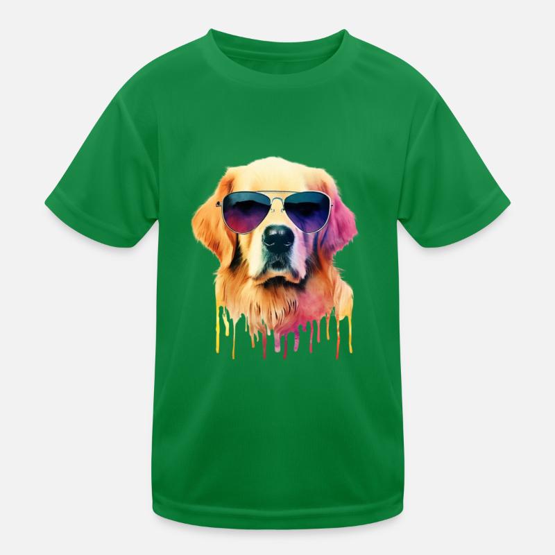 Golden Retriever Kinder Funktions-T-Shirt