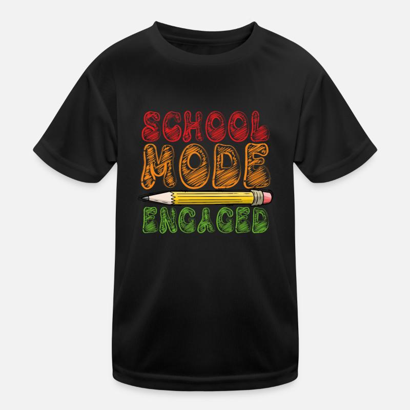 Schulmodus Aktiviert Kinder Funktions-T-Shirt
