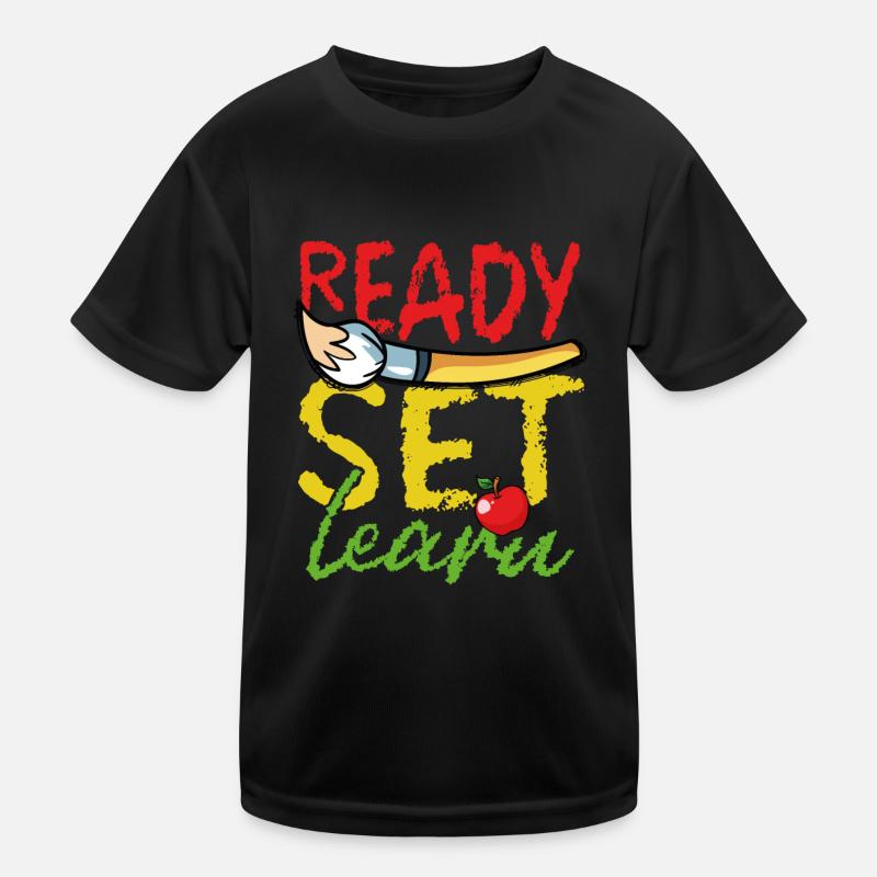 Ready, set, learn Kids Functional T-Shirt