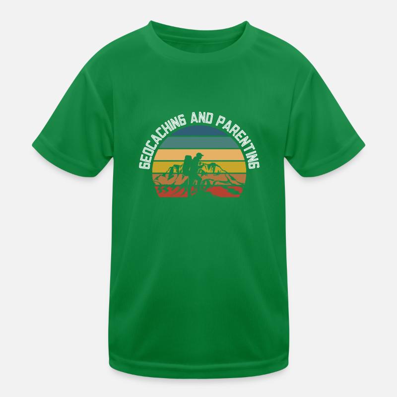 Geocaching und Kindererziehung - Geocaching Kinder Funktions-T-Shirt