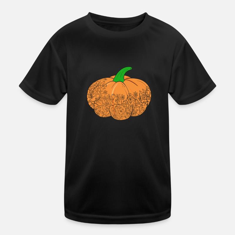 Kürbisspitze Halloween Herbst Thanksgiving Day Kinder Funktions-T-Shirt