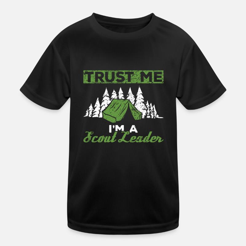 Cub Master Design Für Einen Pfadfinderführer Und Kinder Funktions-T-Shirt