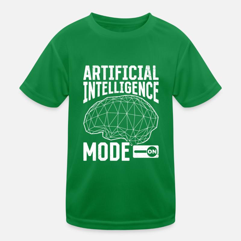 Artificial Intelligence Mode On Kinder Funktions-T-Shirt