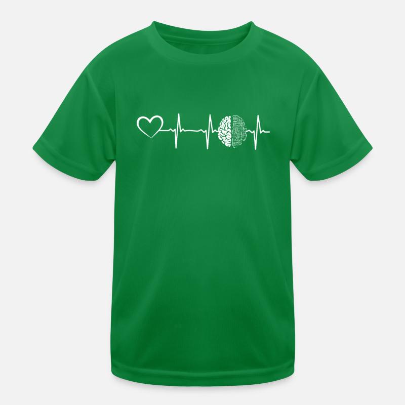 Artificial Intelligence Heartbeat Kids Functional T-Shirt