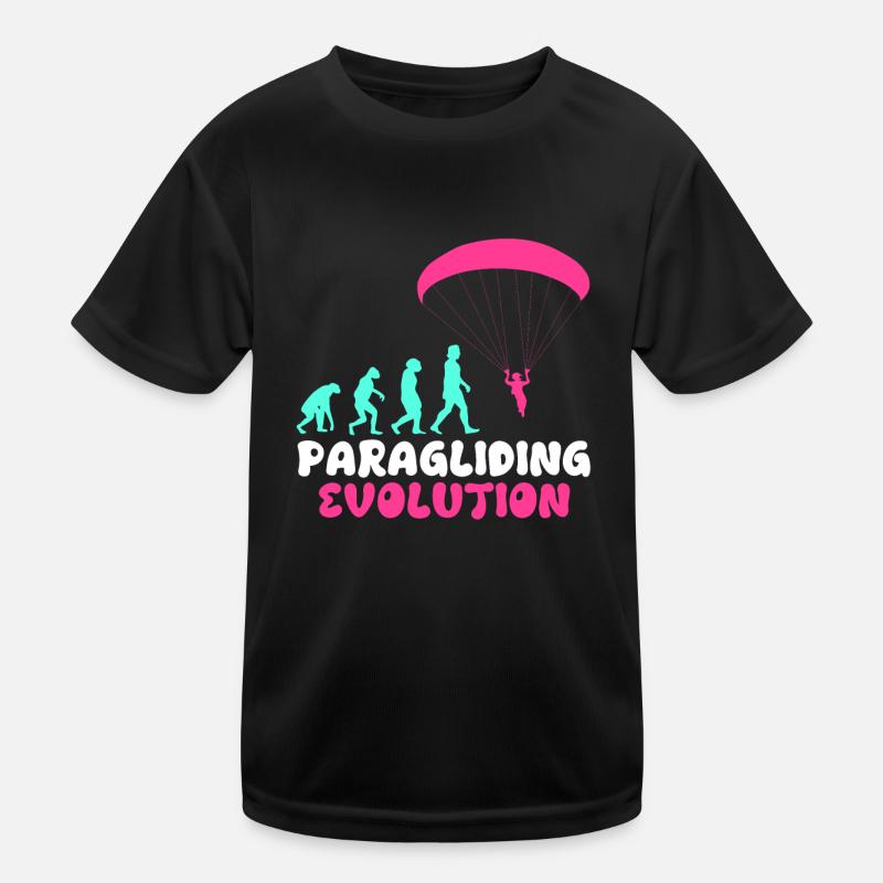Parapente Evolution Parapente Filles T-shirt sport Enfant