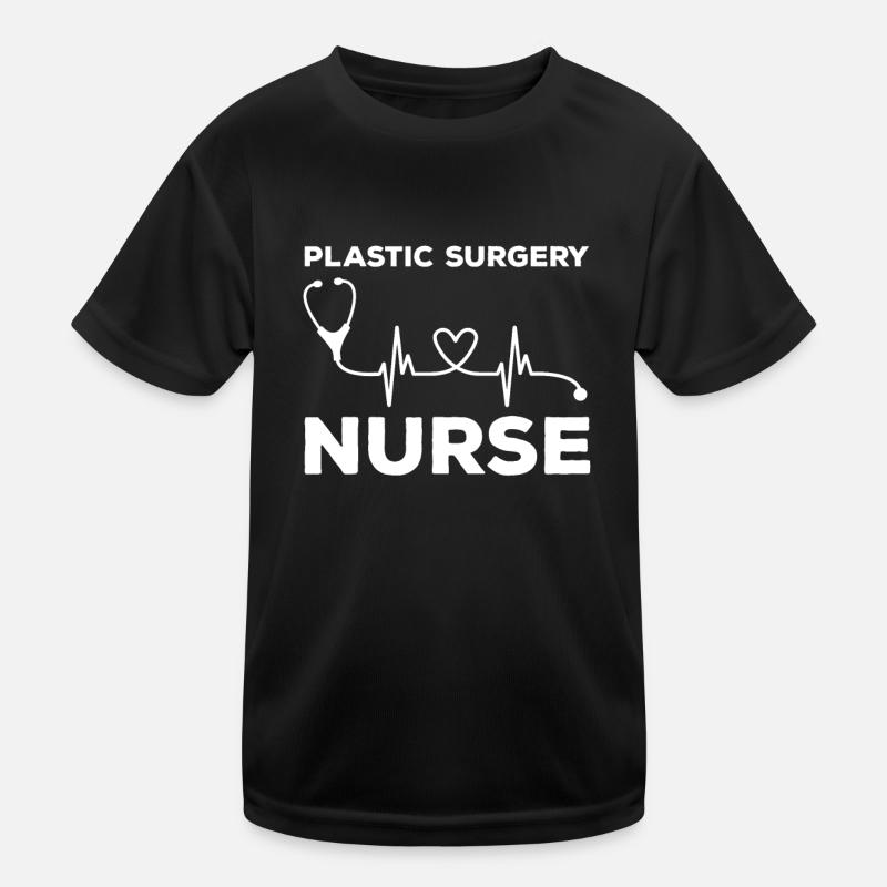 Plastische Chirurgie Krankenschwester Geschenkidee Kinder Funktions-T-Shirt