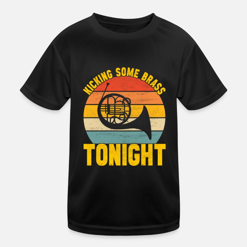 Cuivre à cor T-shirt sport Enfant