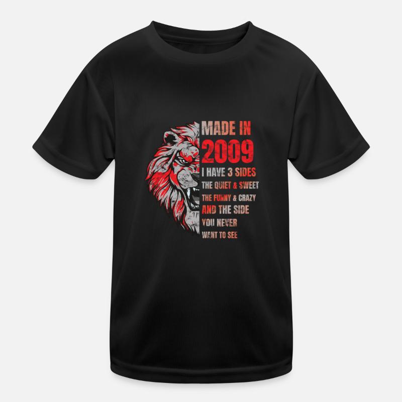 2009 Birthday Lion made in T-shirt sport Enfant